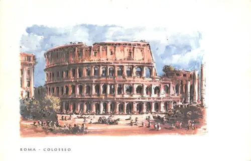 B73813 Colosseo Roma Italien