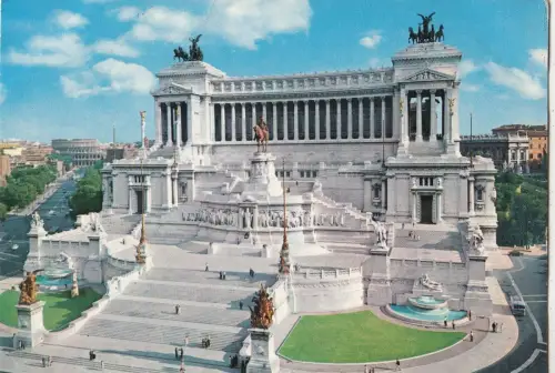 BF23415 altare della patria roma italien Vorder-/Rückbild