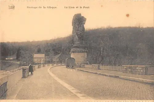 BR55960 Barage le lion et le pont la Gileppe Belgien