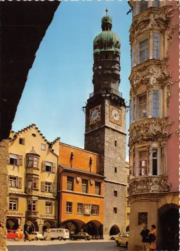 BG27249 Altes Rathaus und Stadtturm Wagenmöbel Innsbruck Österreich