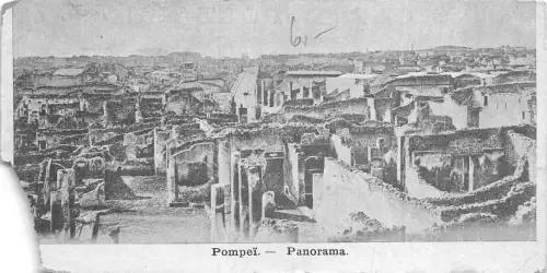 Br35373 Pompeji Panorama Italien