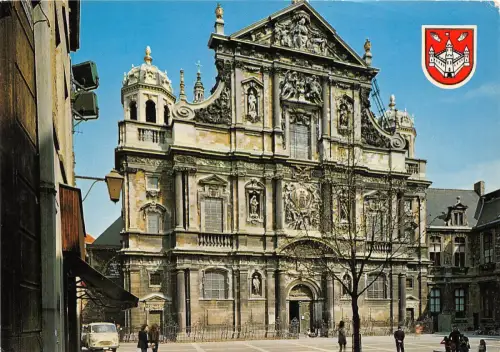 BG12041 Auto Möbel St Carolus Kerk Antwerpen Anvers Belgien