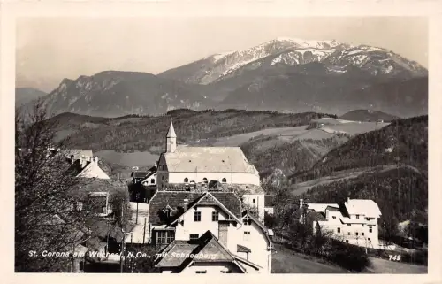 B7003 Österreich KEIN St Corona am Wechsel mit Schneeberg