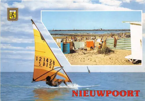 B50450 Nieuwpoort Surf Belgien