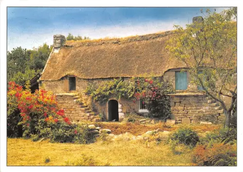 B51131 Chaumiere Bretonne eine Rolltreppe Exterieur Frankreich
