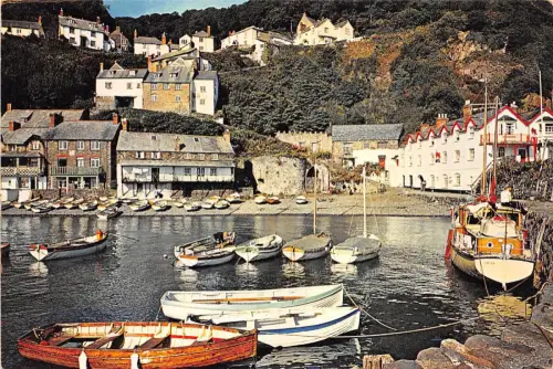 B88901 Clovelly Harbour Devon Schiffsbateaux UK
