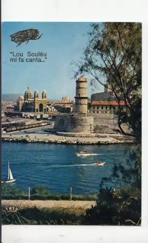 BF20935 marseille b du r la cathedrale et le fort saint france Vorder-/Rückbild