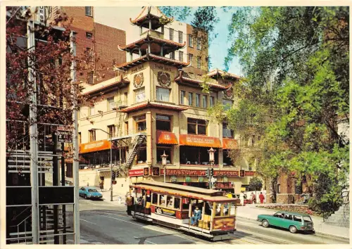 B26019 alte Straßenbahn Tramway Chemin de fer Seilbahn Chinatown San Francisco 