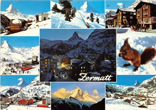 B31662 Zermatt Multi Vues Schweiz
