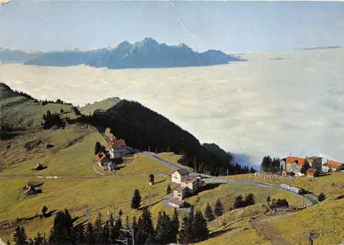BR5238 Rigi Staffel Blick auf Nebelmeer und Pilads Schweiz