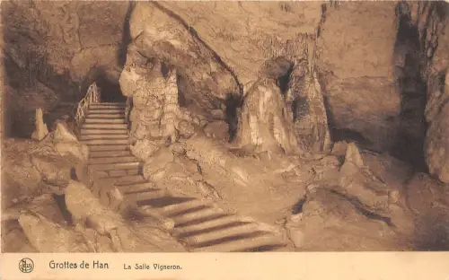 Br36012 Grottes de Han La salle Vigneron Belgien