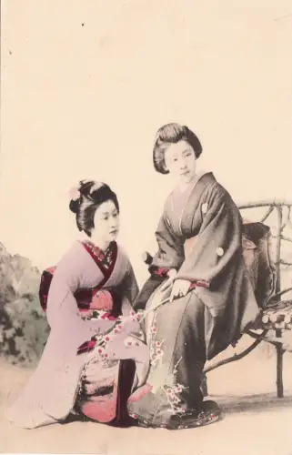 B81582 Typen Geisha Japan Vorder-/Rückbild