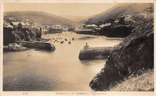 Lot367 UK Port ISAAC Einfahrt zum Hafen Echtfoto Cornwall