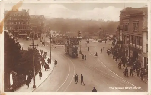 Lot365 UK Bournemouth The Square Straßenbahn Straßenbahn animiertes Echtfoto