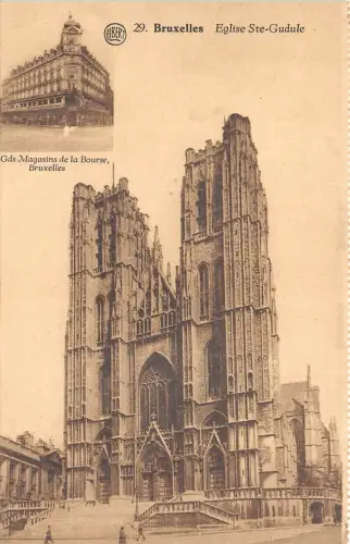 Br34744 Bruxelles Eglise Ste. Gudule Belgien