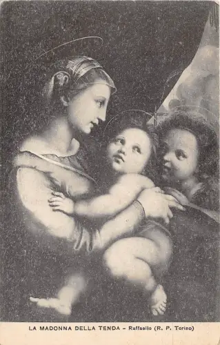 B70941 Torino La Madonna della tenda Raffaello Italien