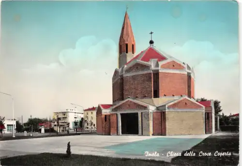 B66120 Italia Imola Chiesa della Croce Coperta italy