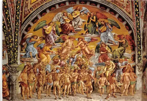 B70617 Orvieto Duomo Cappella di s bruzio Italien