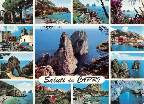 BG17735 Saluti da Capri Multi Views Italien