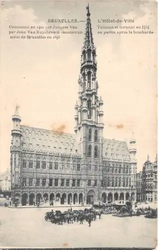 Br34599 Bruxelles Hotel de Ville Belgien