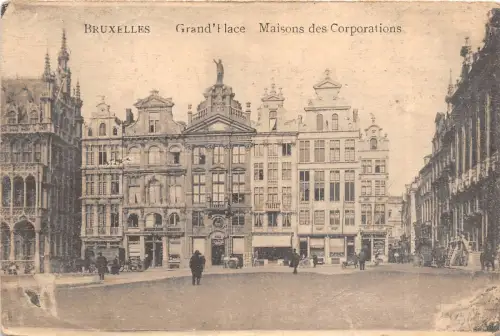 Br34598 Bruxelles Grand Place Maisons des Corporations Belgien