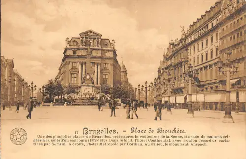 Br34732 Bruxelles Place de Brouckere Belgien
