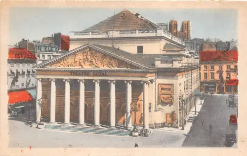 Br34578 Bruxelles Theater Königlich Belgien