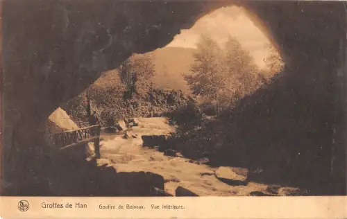 BT4693 Grottes de han vue interieure Belgien