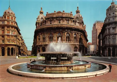 B64538 Genova Piazza de Ferrari Italien