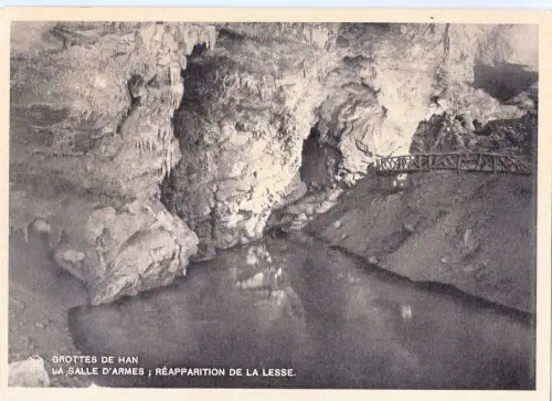 BF17524 la salle d armes reapparition grottes de han belgien front/back image