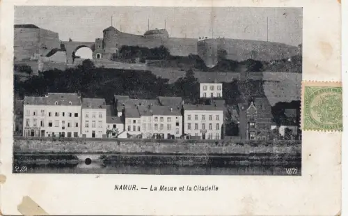 BF16649 namur la meuse et la citadelle belgien Vorder-/Rückbild