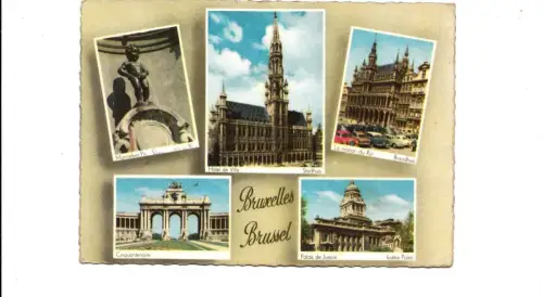 BF14960 Bruxelles Belgien Multi Views Vorder-/Rückbild