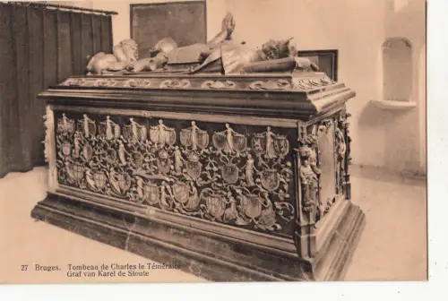 BF17230 Brügge Tombeau de Charles Le Temeraire Belgien Vorder-/Rückbild