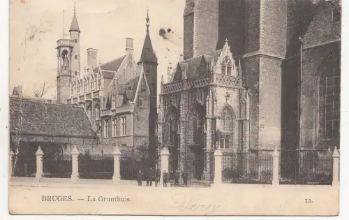 BF15964 Bruges La Grunthuis Belgien Vorder-/Rückbild