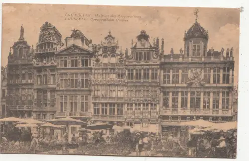 BF17564 bruxelles maisons des corporation belgien front/back image