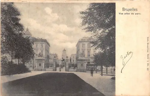 Br34712 Bruxelles Vue Prise du Parc Belgien