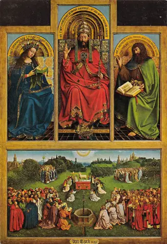 B97166 Principal Pannes Gent Belgien Postkarte Gemälde