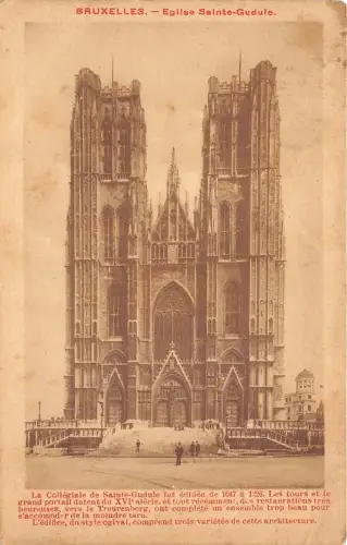 Br34621 Bruxelles Eglise Ste. Gudule Belgien