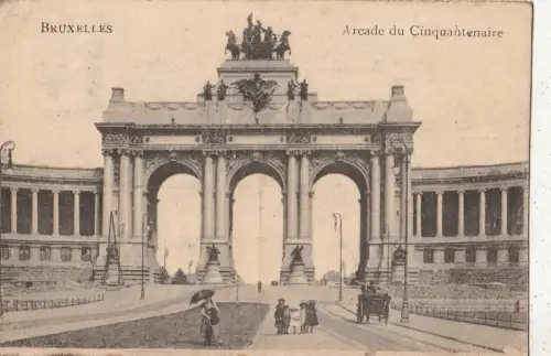 BF16614 arcade du cinquantenaire bruxelles belgien front/back image