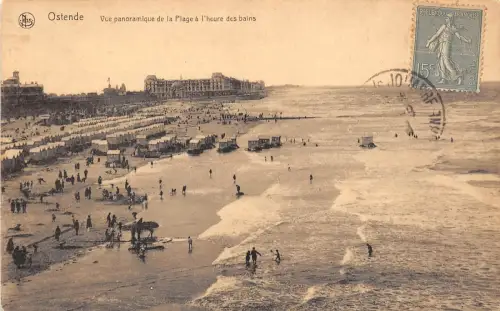 BR32354 Ostende La plage belgien