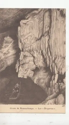 BF19341 Grotte de Remouchamps Les Draperies Boot Belgien Vorder-/Rückbild