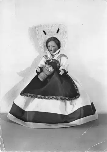 BG30955 Champenoise Typen Folklore Puppe Belgien CPSM 14,5x10cm