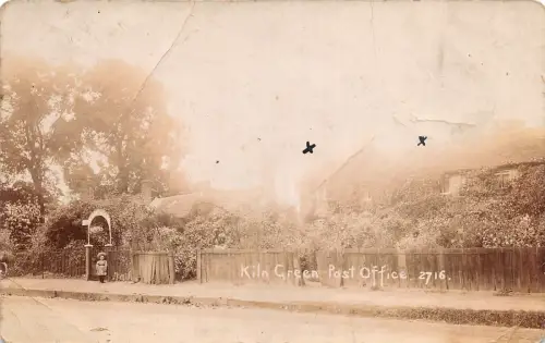 uk40571 ofen grün postamt echtfoto uk Wargrave Berkshire