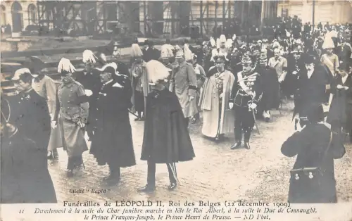 uk42983 funerailes de leopold II roi des belges royalty
