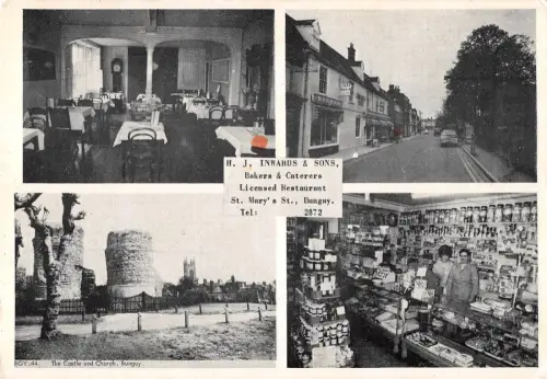BR98457 The Castle and Church Bungay St Mary S St Bungay UK