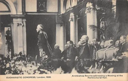 BR81389 Eucharistischer Kongress London Erzbischof Bourne berühmte Personen UK