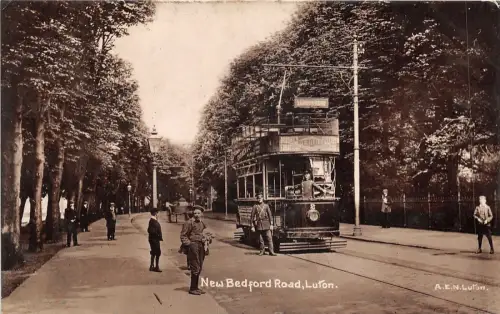 uk52619 new bedford road luton london echtfoto uk strassenbahn tramway