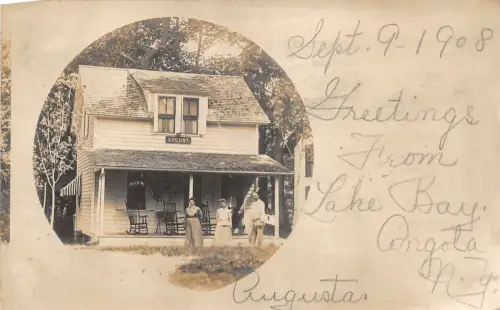 US5669 Lake Bay Angola NY Locust Hotel USA
