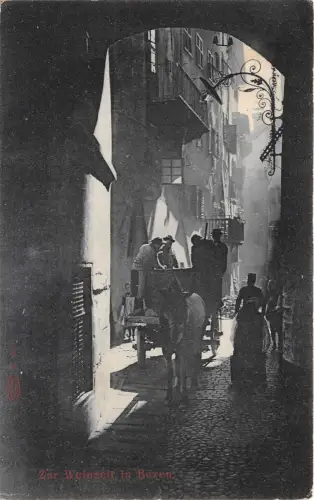 B82743 Wein Weinzait in Bozen Italien Bozen Militärpost 1917 Vorder-/Rückscan