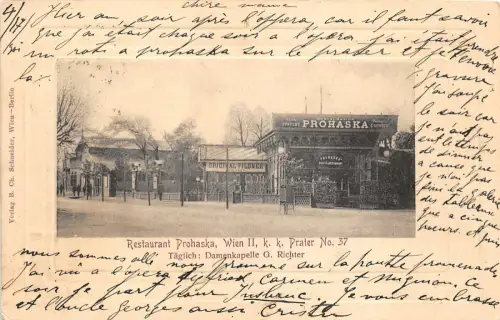 Lot 81 Restaurant Prohaska Wien Österreich Prater nach Ploiesti geschickt